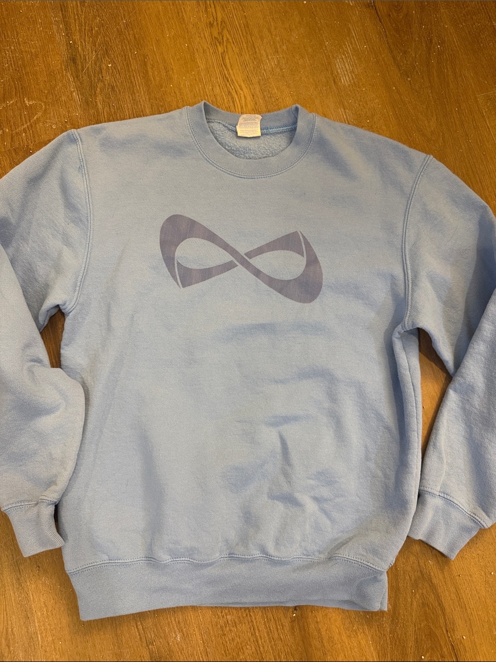 Nfinity Cheer Light Blue Crewneck Sweatshirt